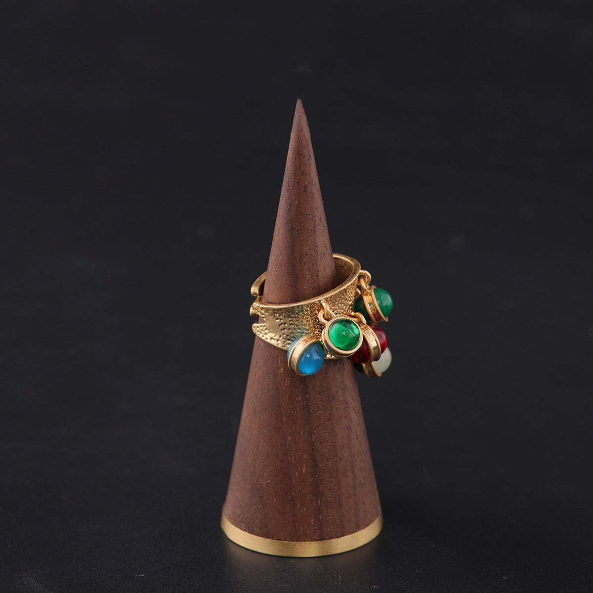Vintage Geometric Chic Handcrafted Open Ring Handcrafted Design