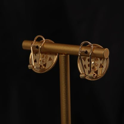 Vintage Star Chic Refined Earrings for Ladies