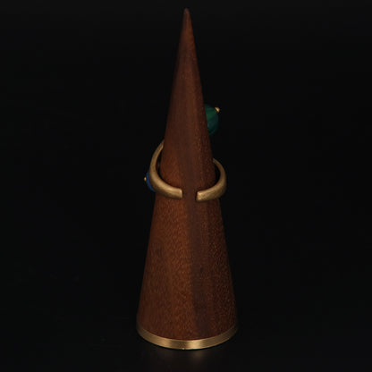 Vintage Geometric Luxury Handcrafted Open Ring