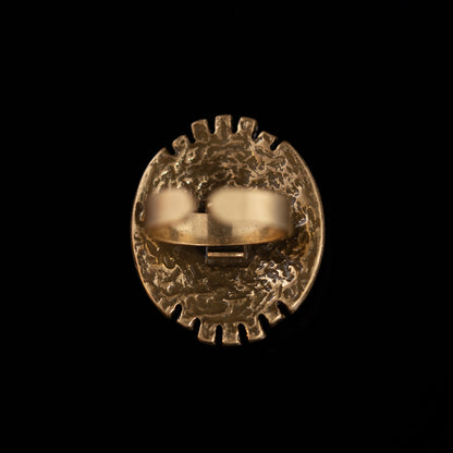 Vintage Crystal Geometric Timeless Open Ring