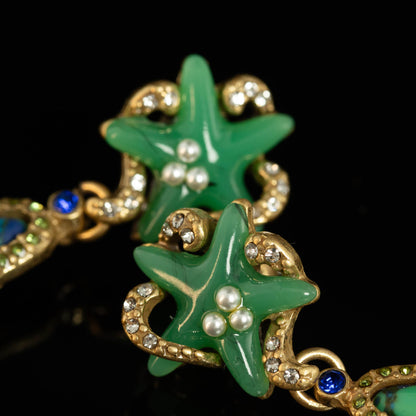 Vintage Natural Stone Star Luxury Earrings Gift Jewelry
