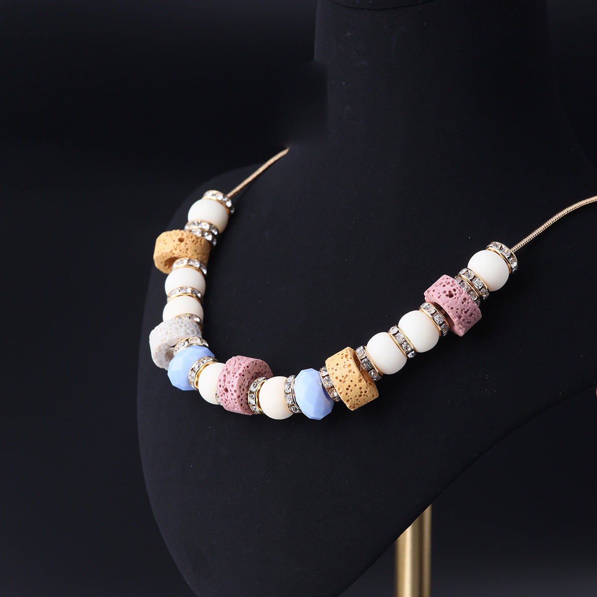 Vintage Geometric Refined Luxury Necklace Handcrafted Design