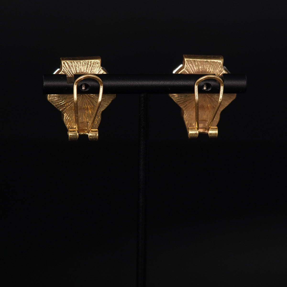 Vintage Enamel Chic Polished Earrings for Women