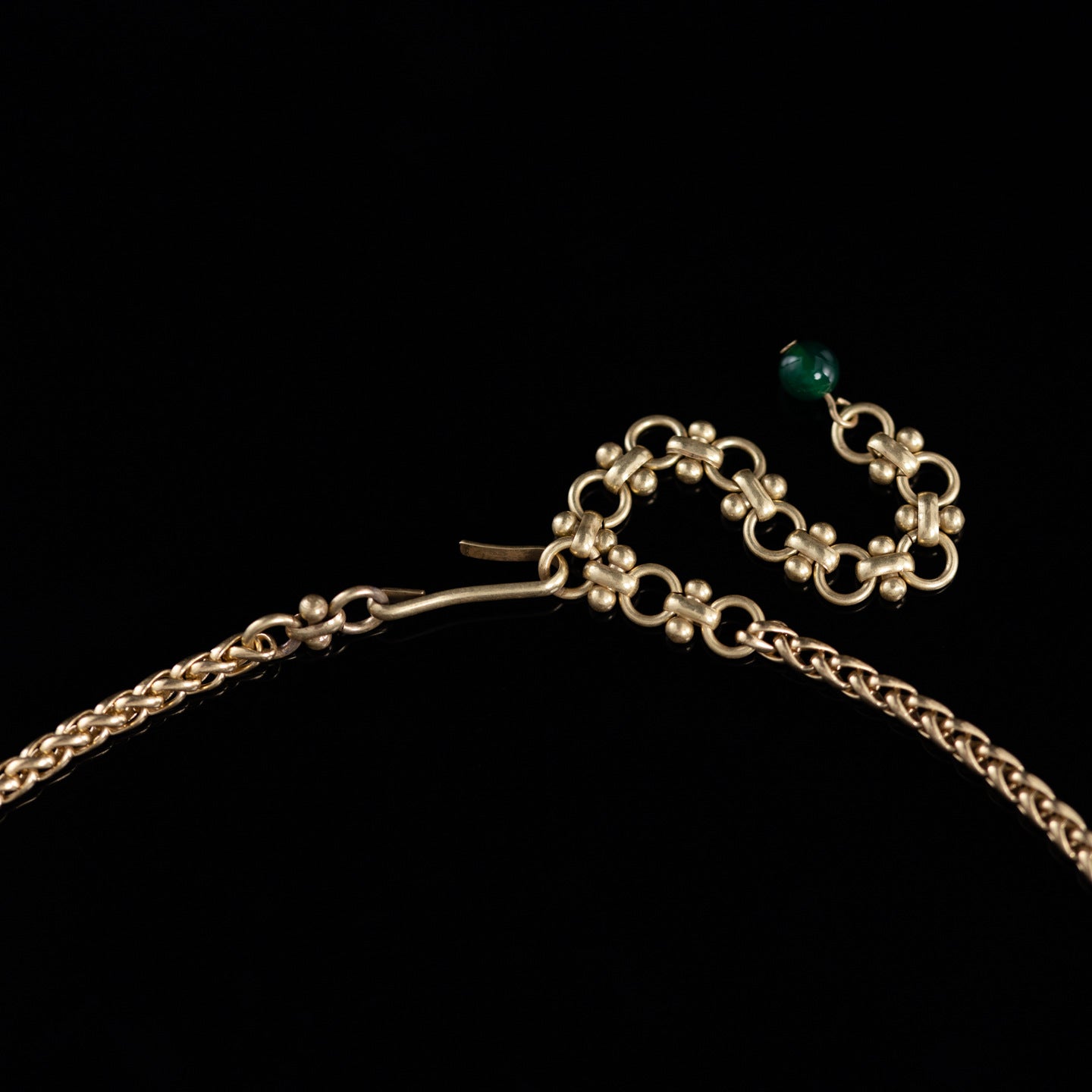 Vintage Cubic Zirconia Artisan Polished Necklace Gift Jewelry