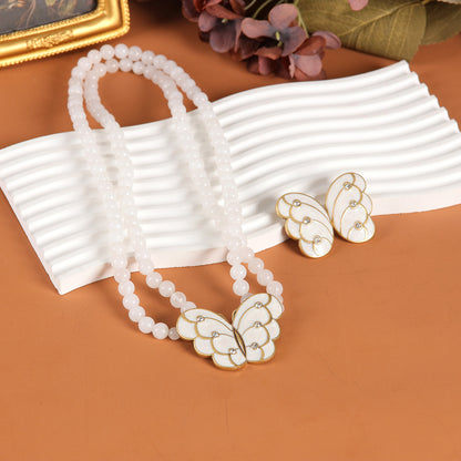 Vintage Enamel Timeless Luxury Earrings for Ladies