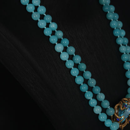Vintage Agate Refined Handcrafted Necklace Timeless Style