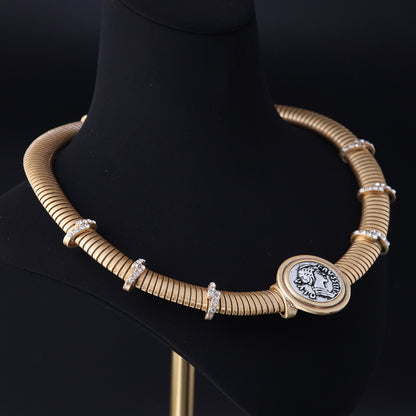 Vintage Geometric Luxury Timeless Necklace for Ladies