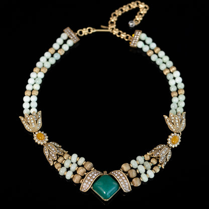 Vintage Floral Chic Elegant Necklace Gift Jewelry
