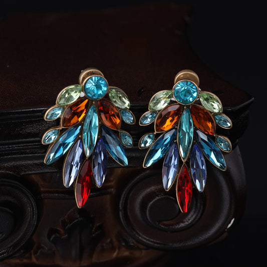 Vintage Geometric Elegant Statement Earrings Timeless Style