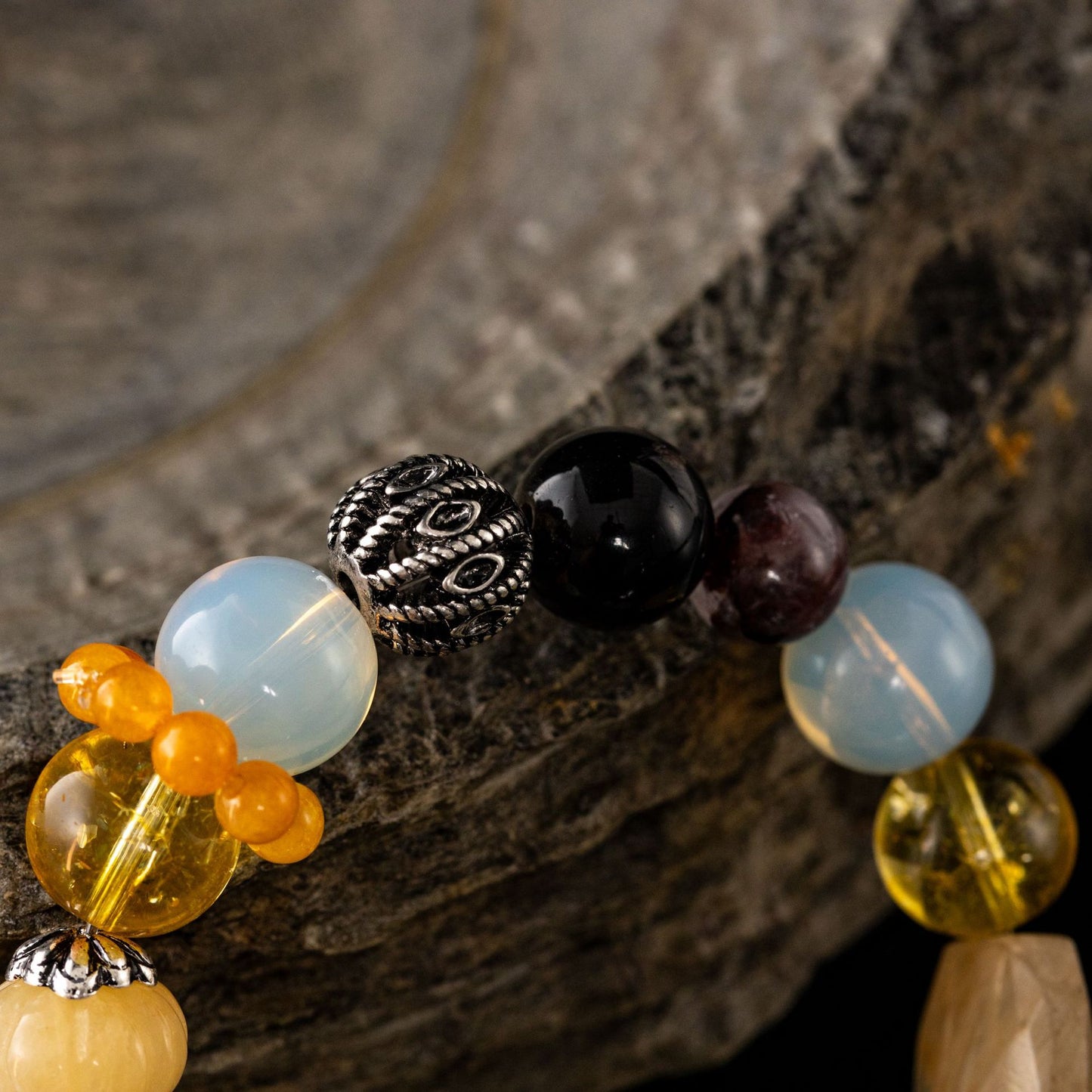 Vintage Crystal Boho Classic Polished Bracelet Handcrafted Design