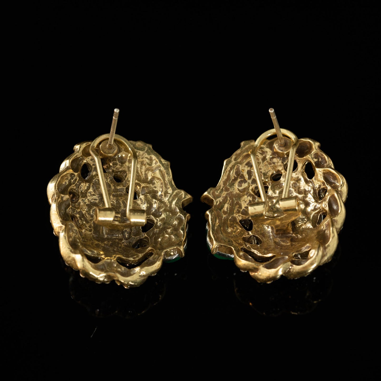 Vintage Heart Refined Elegant Earrings Handcrafted Design