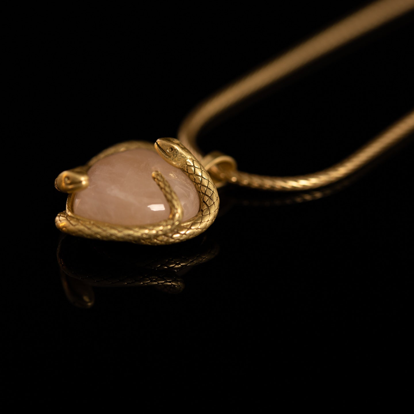 Vintage Crystal Heart Artisan Necklace Gift Jewelry