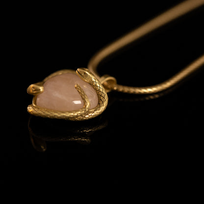 Vintage Crystal Heart Artisan Necklace Gift Jewelry