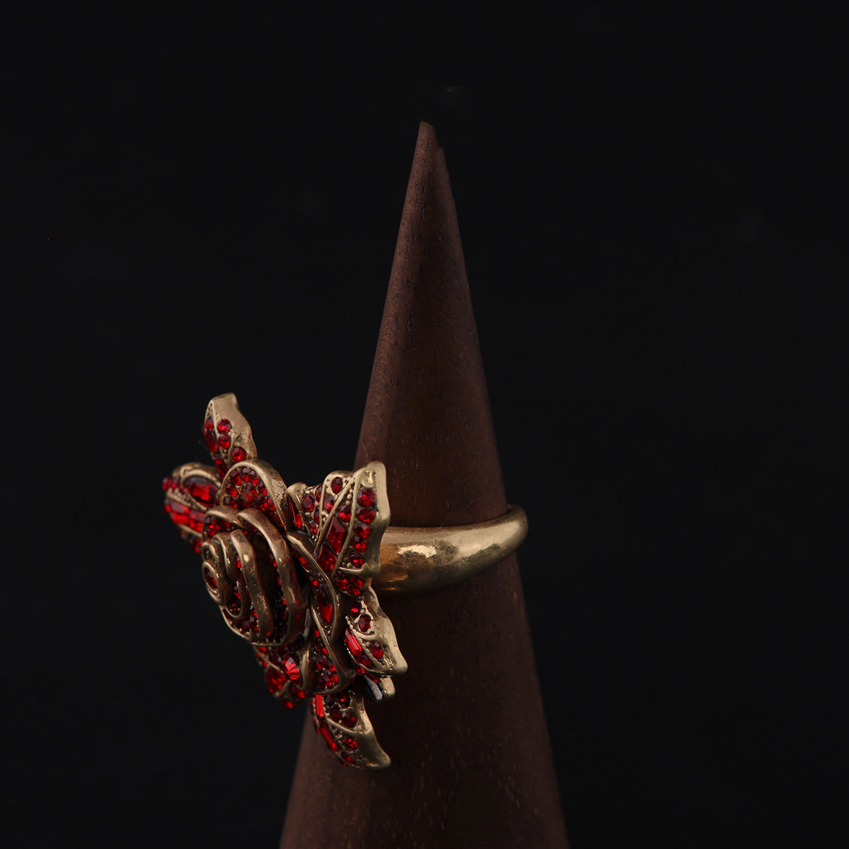 Vintage Floral Luxury Classic Open Ring
