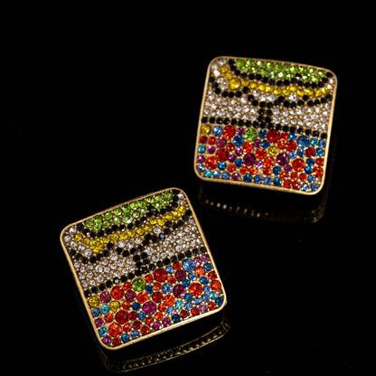 Vintage Geometric Classic Elegant Earrings Timeless Style