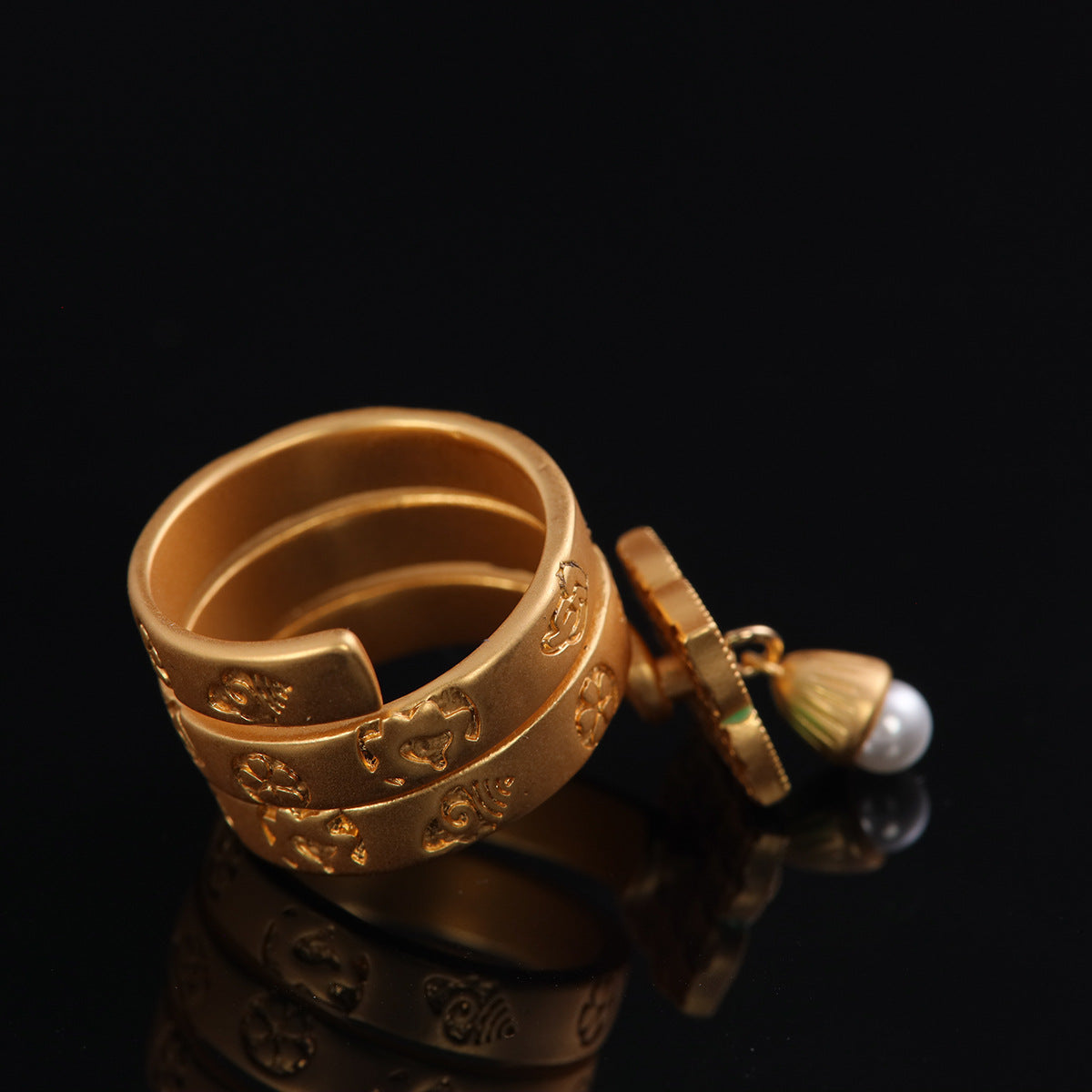 Vintage Geometric Elegant Minimalist Open Ring