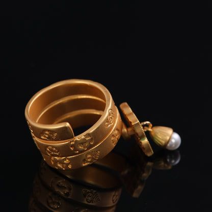 Vintage Geometric Elegant Minimalist Open Ring