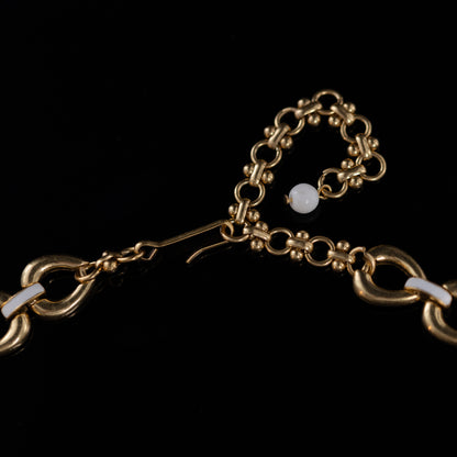 Vintage Enamel Classic Classic Necklace Gift Jewelry