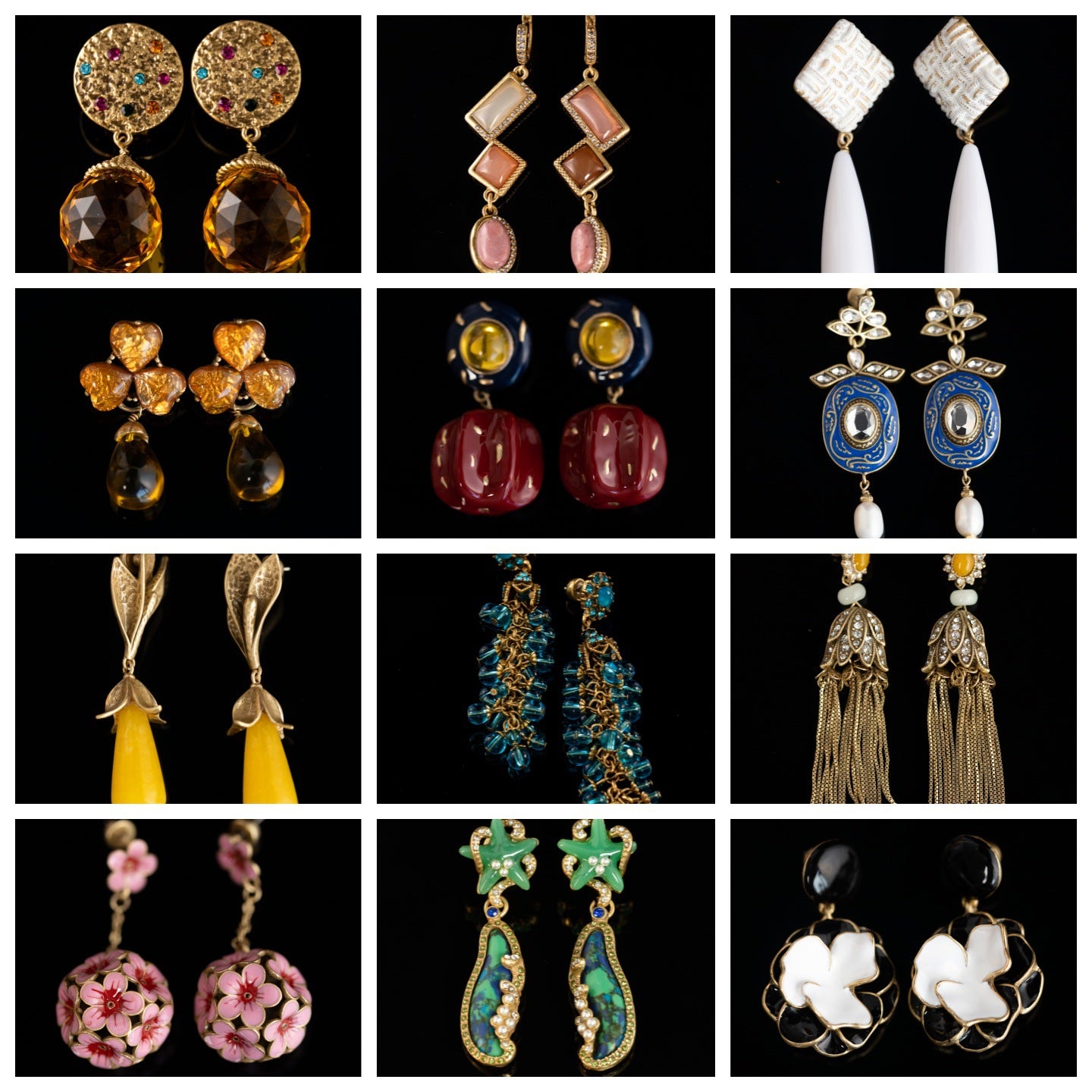 Vintage Pearl Leaf Refined Handcrafted Earrings for Ladies
