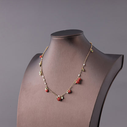 Vintage Floral Chic Luxury Necklace Gift Jewelry