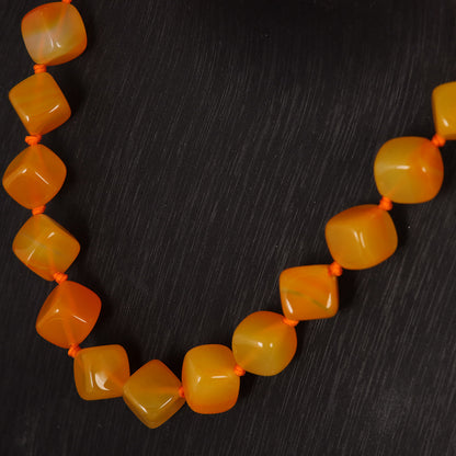 Vintage Agate Timeless Artisan Necklace Gift Jewelry