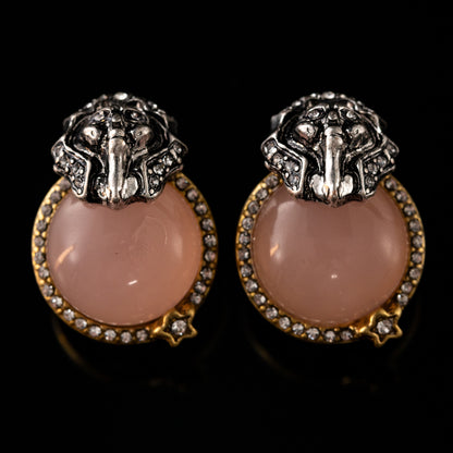 Vintage Crystal Luxury Artisan Earrings for Ladies