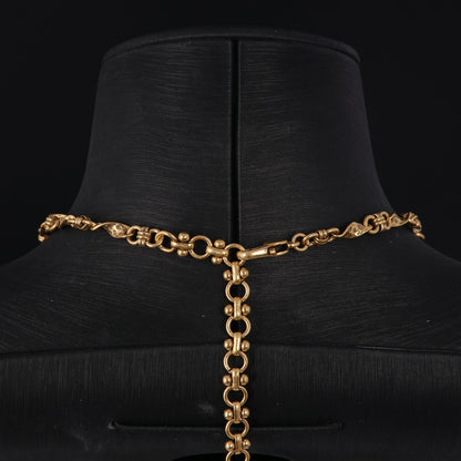 Vintage Cubic Zirconia Statement Necklace for Women