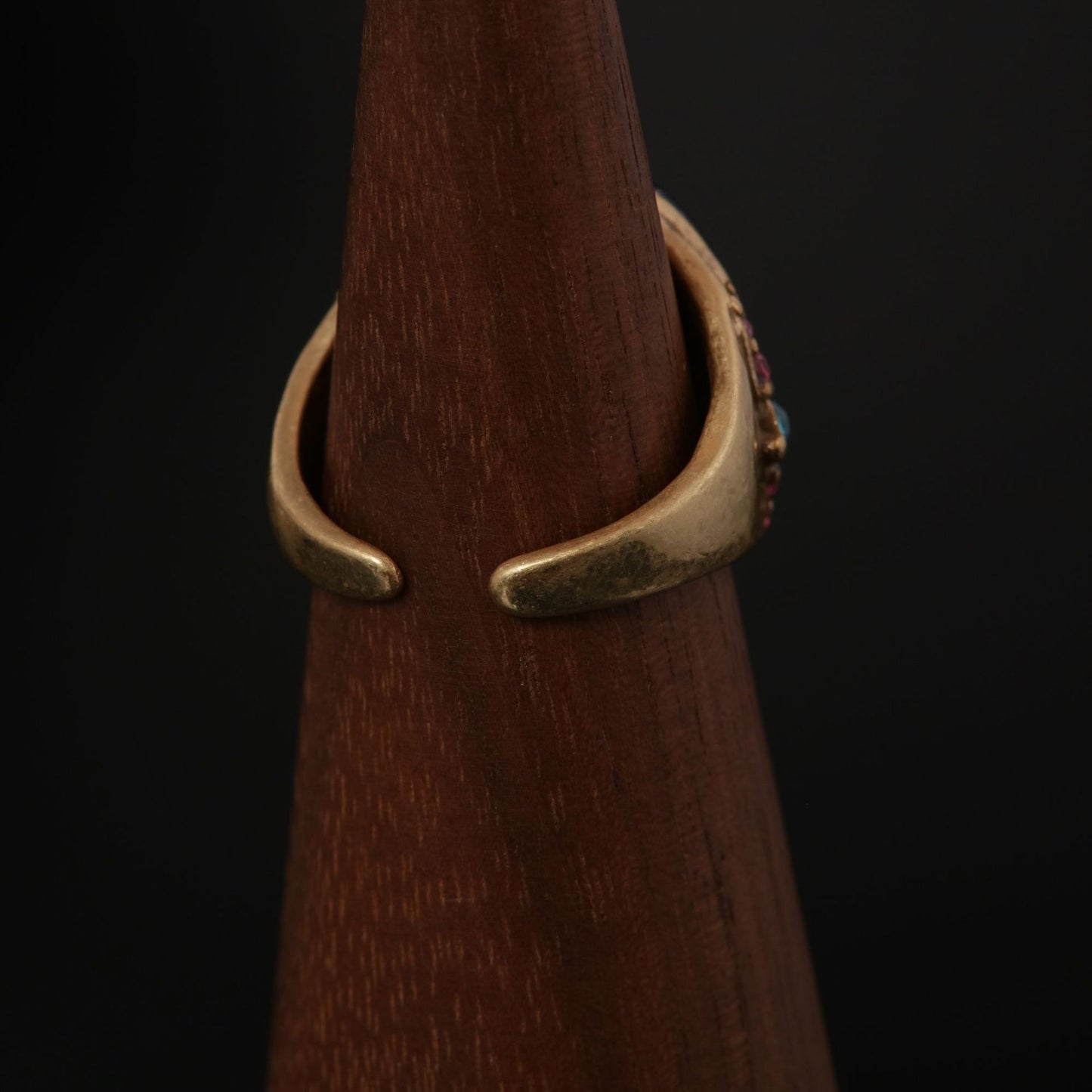 Vintage Geometric Refined Timeless Open Ring