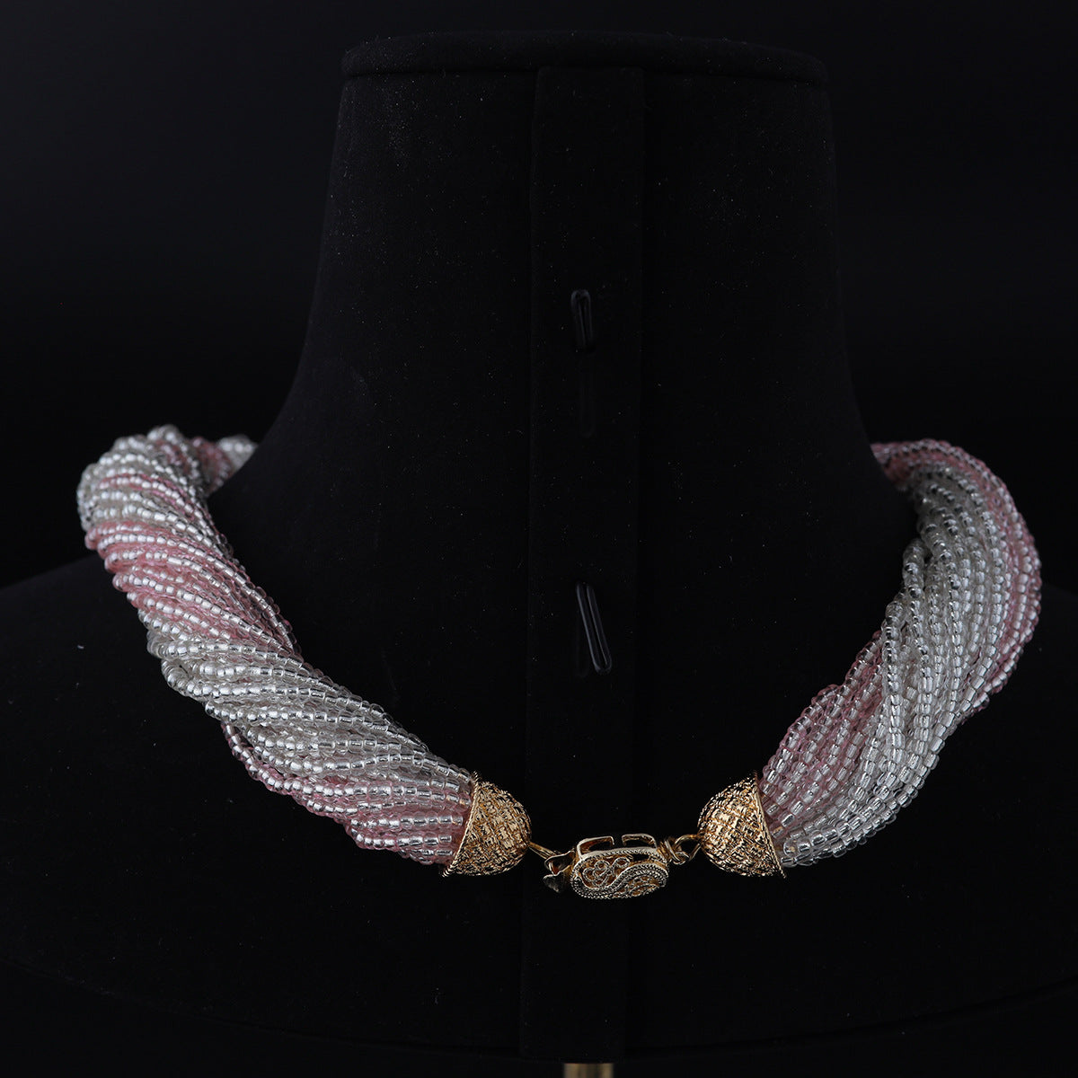 Vintage Geometric Statement Artisan Necklace Timeless Style