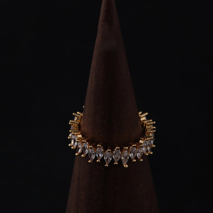 Vintage Geometric Refined Elegant Open Ring