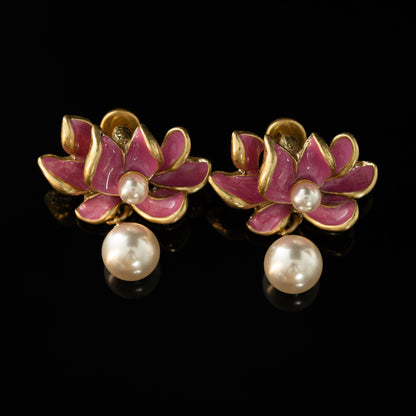 Vintage Pearl Timeless Handcrafted Earrings for Women