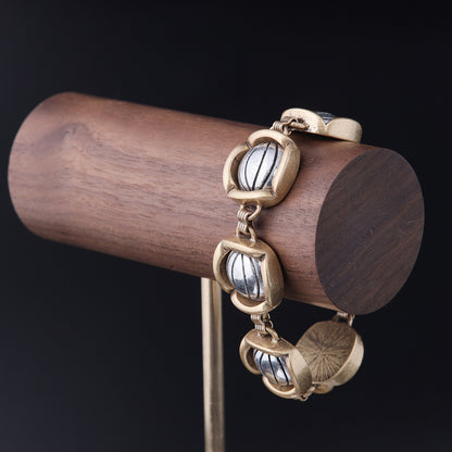 Vintage Geometric Elegant Handcrafted Bracelet Handcrafted Design