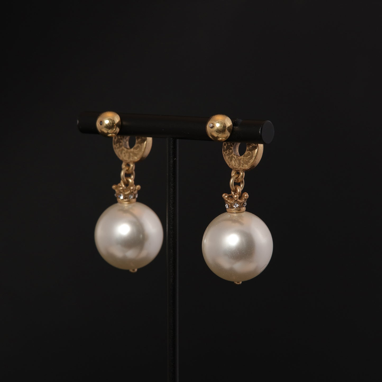 Vintage Pearl Chic Elegant Earrings Gift Jewelry