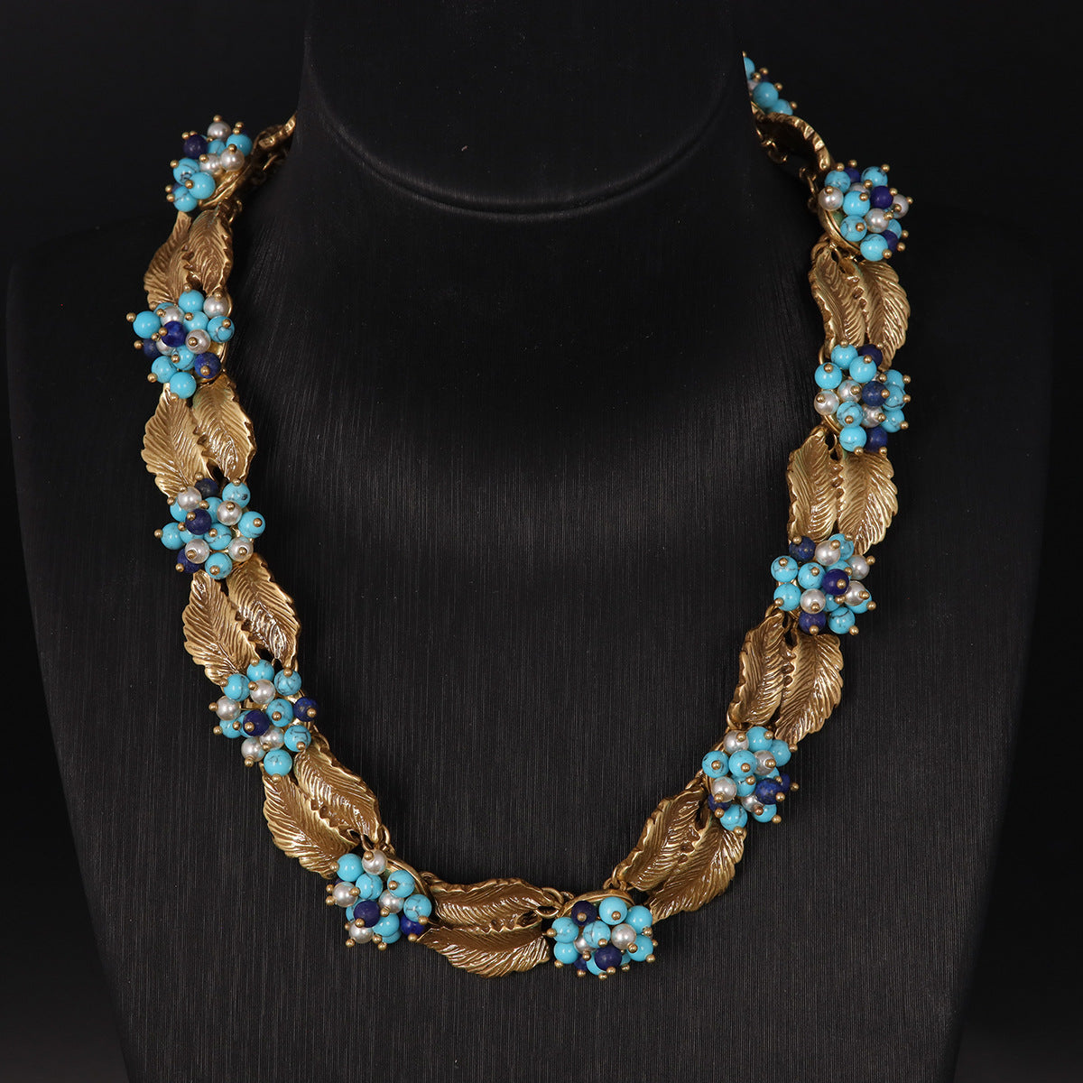 Vintage Geometric Statement Refined Necklace Gift Jewelry