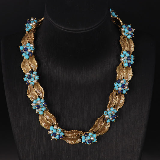 Vintage Geometric Statement Refined Necklace Gift Jewelry