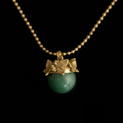 Vintage Natural Stone Butterfly Artisan Handcrafted Necklace for Ladies