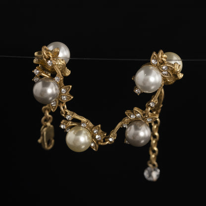 Vintage Pearl Minimalist Luxury Bracelet Handcrafted Design