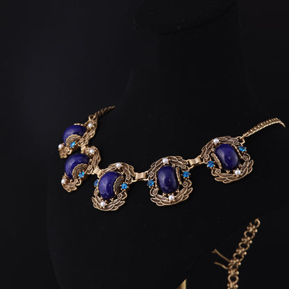 Vintage Floral Elegant Artisan Necklace Timeless Style