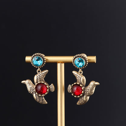 Vintage Geometric Statement Refined Earrings for Ladies