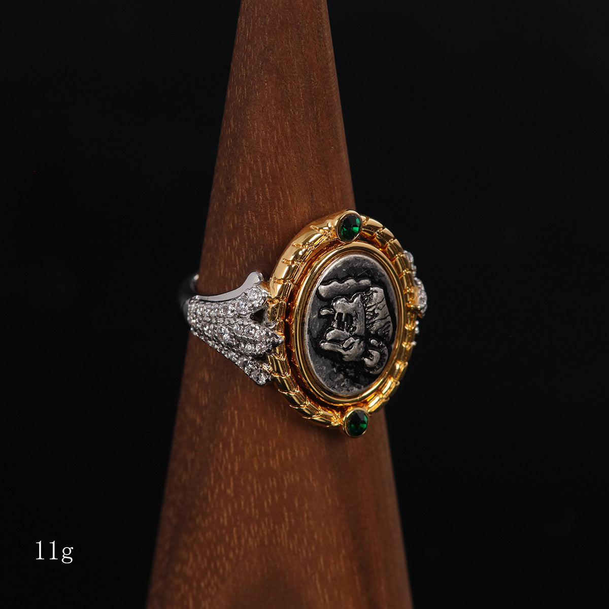 Vintage Geometric Elegant Retro Open Ring