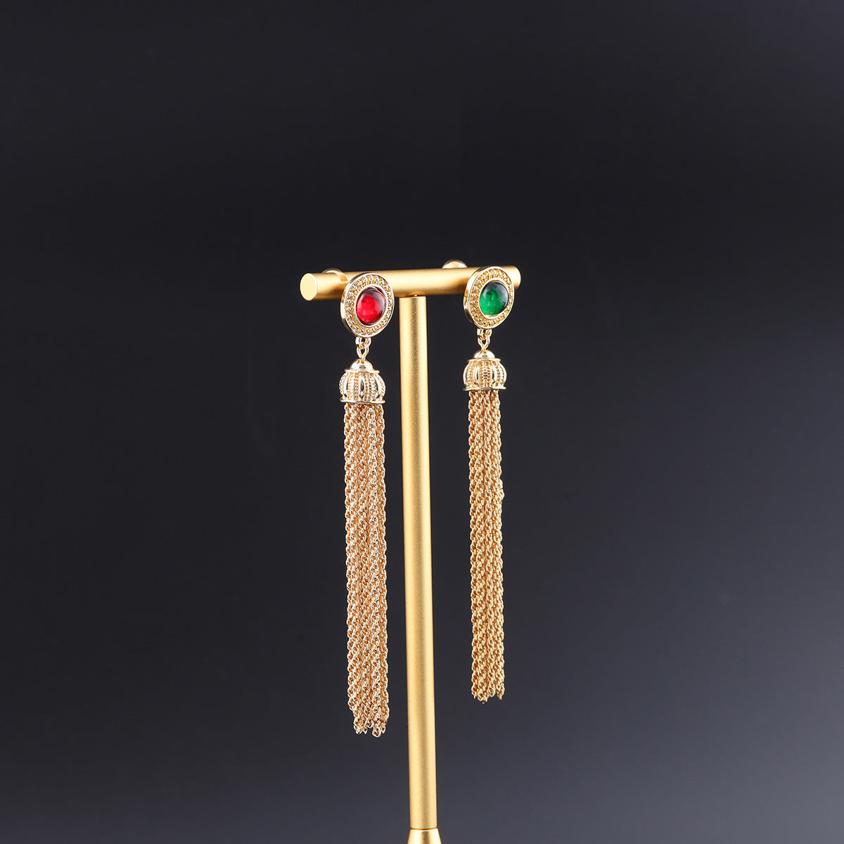 Vintage Crystal Star Timeless Handcrafted Earrings for Ladies