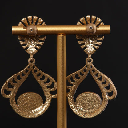 Vintage Statement Handcrafted Timeless Earrings Handcrafted Design