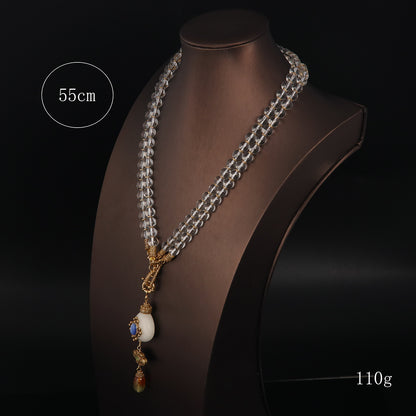 Vintage Agate Luxury Handcrafted Necklace Gift Jewelry