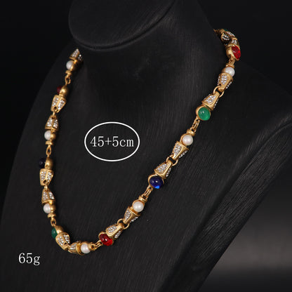 Vintage Agate Timeless Refined Necklace Timeless Style