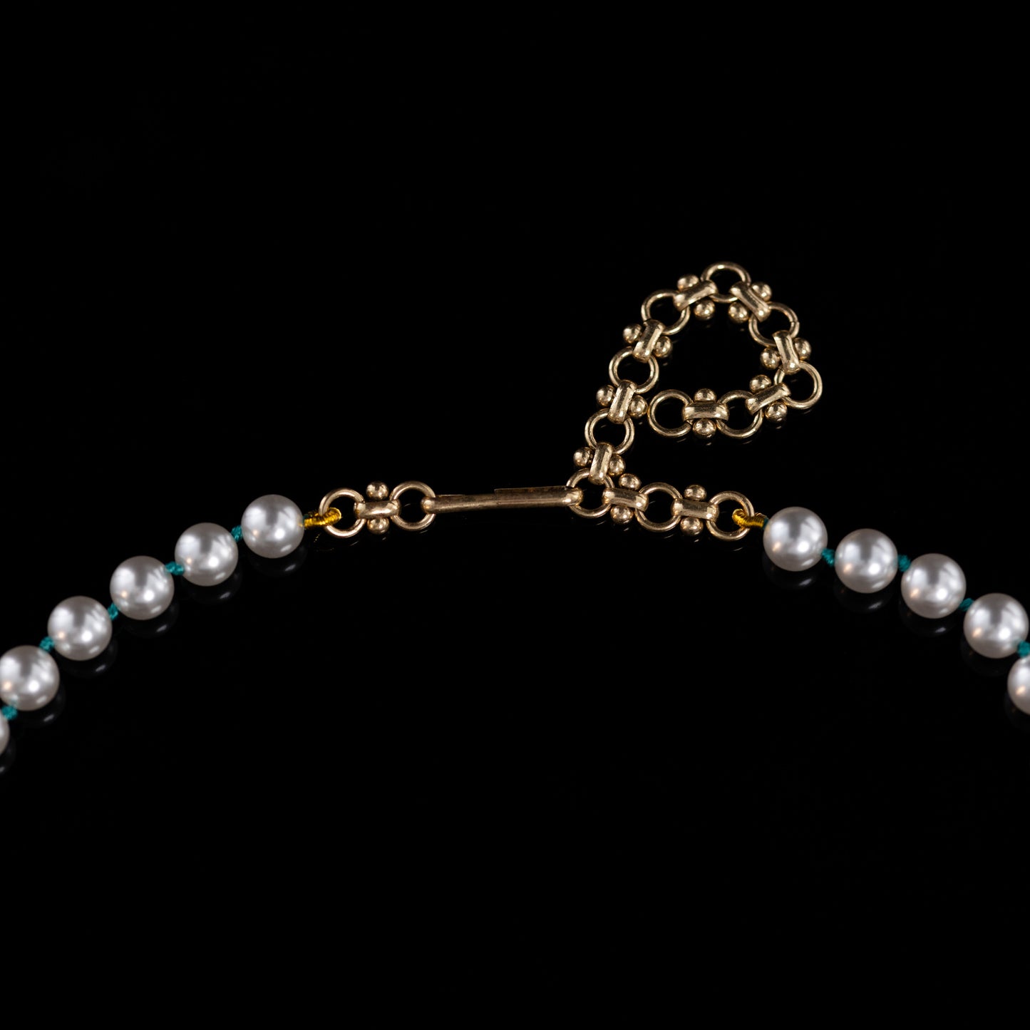 Vintage Pearl Geometric Luxury Handcrafted Necklace Gift Jewelry