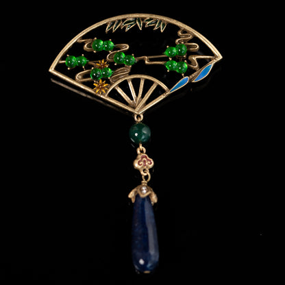 Vintage Cross Artisan Handcrafted Brooches for Men