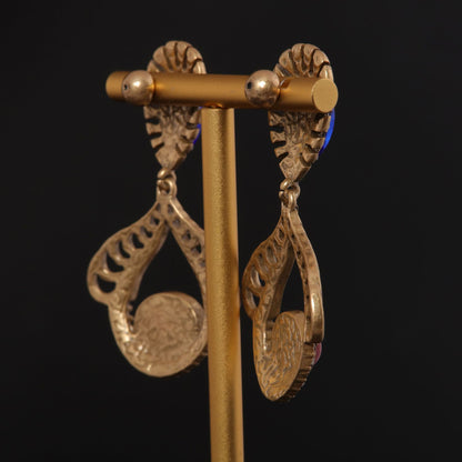 Vintage Statement Handcrafted Timeless Earrings Handcrafted Design