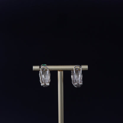 Vintage Enamel Geometric Refined Earrings for Women