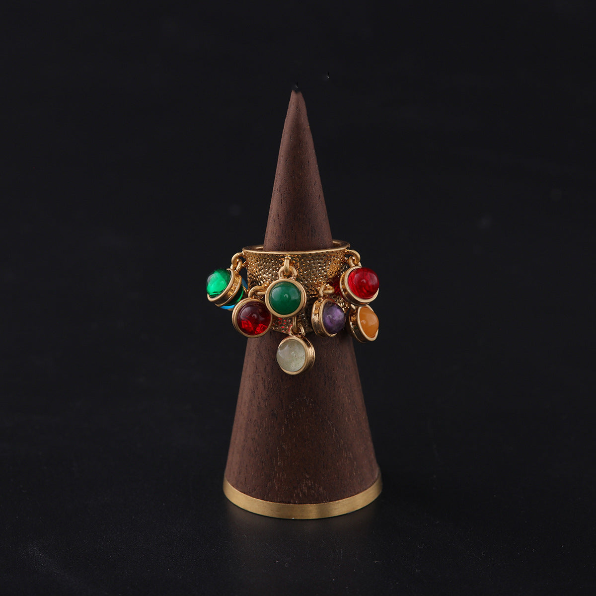 Vintage Geometric Chic Handcrafted Open Ring Handcrafted Design