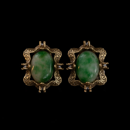 Vintage Natural Stone Chic Earrings for Women